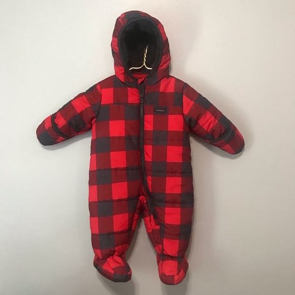 OshKosh B'gosh Other - OskGosh Buffalo Plaid Baby Snowsuit/Baby Pram